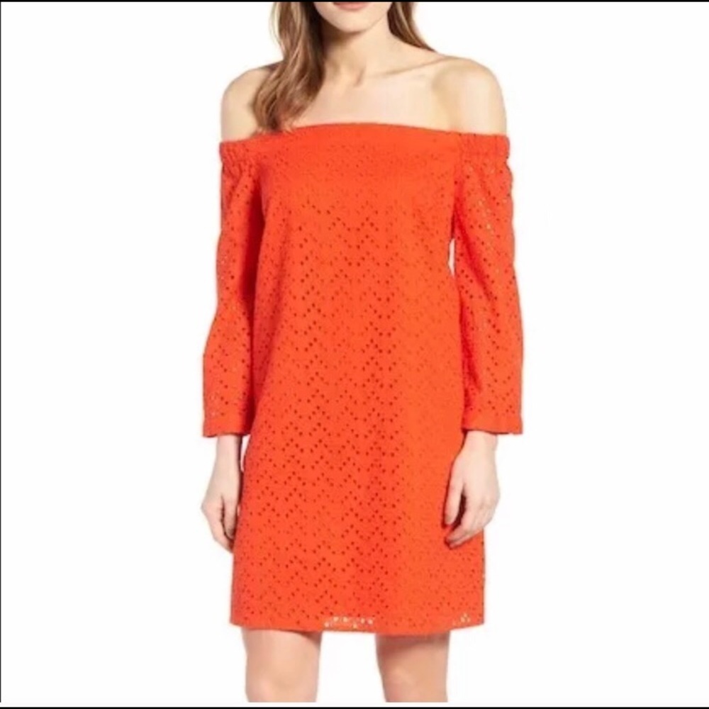 Halogen off the shoulder dress (NWT)